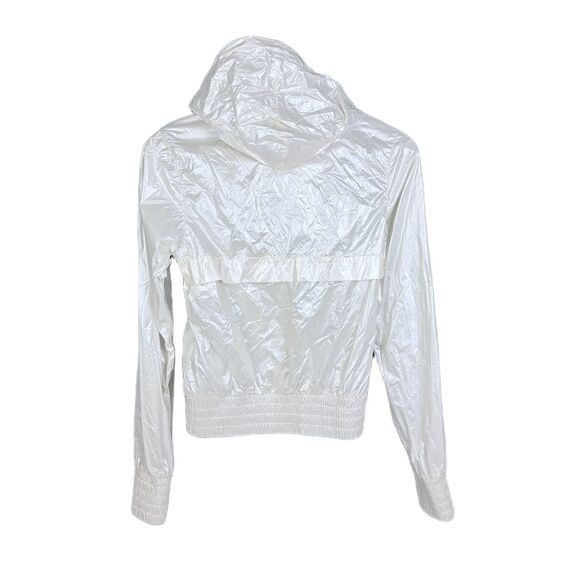 NWT Nike Windrunner Jacket Women S White Pearl Iridescent Retro 90s Y2K - Picture 6 of 6